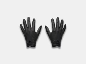 Under Armour Junior Blur Football Receiver Gloves black/ metal