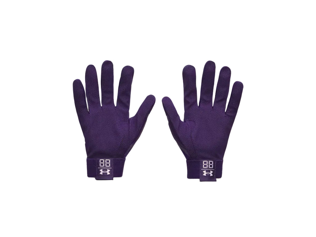 Under Armour Junior Clean Up Batting Gloves purple