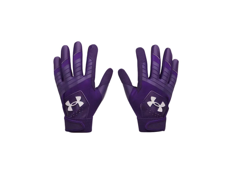 Under Armour Junior Clean Up Batting Gloves purple