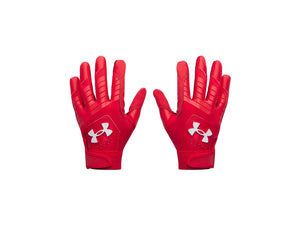 Under Armour Junior Clean Up Batting Gloves red