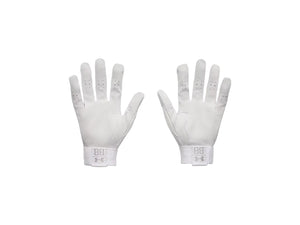 Under Armour Junior Clean Up Batting Gloves white