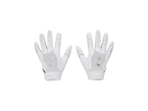 Under Armour Junior F9 Nitro Receiver Gloves White