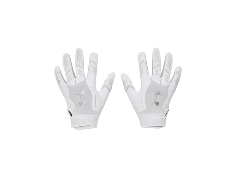 Under Armour Junior F9 Nitro Receiver Gloves White