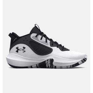 Under Armour Junior GS Lockdown 6 3025617-101 Basketball Shoes White