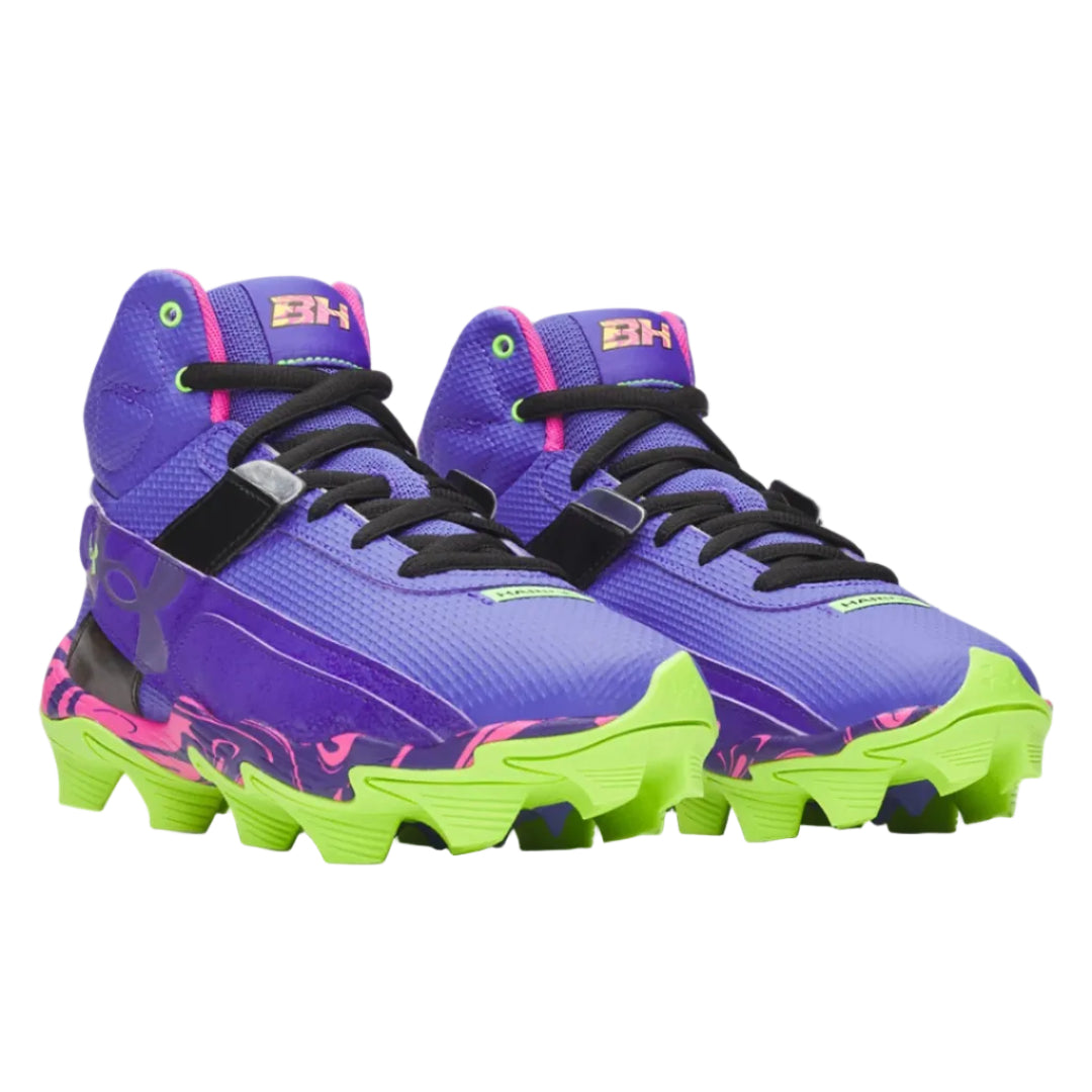 Under Armour Junior Harper 10 RM LE Rubber Baseball Cleats