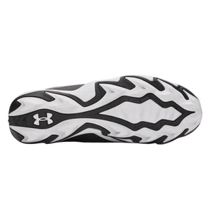 Under Armour Junior Leadoff Icon Low RM Rubber Baseball Cleats black