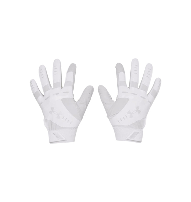 Under Armour Junior Radar Batting Gloves White