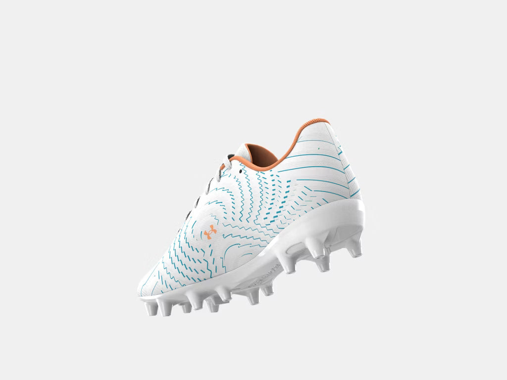 Under Armour Junior Shadow Club 4 FG Soccer Cleats white/blue
