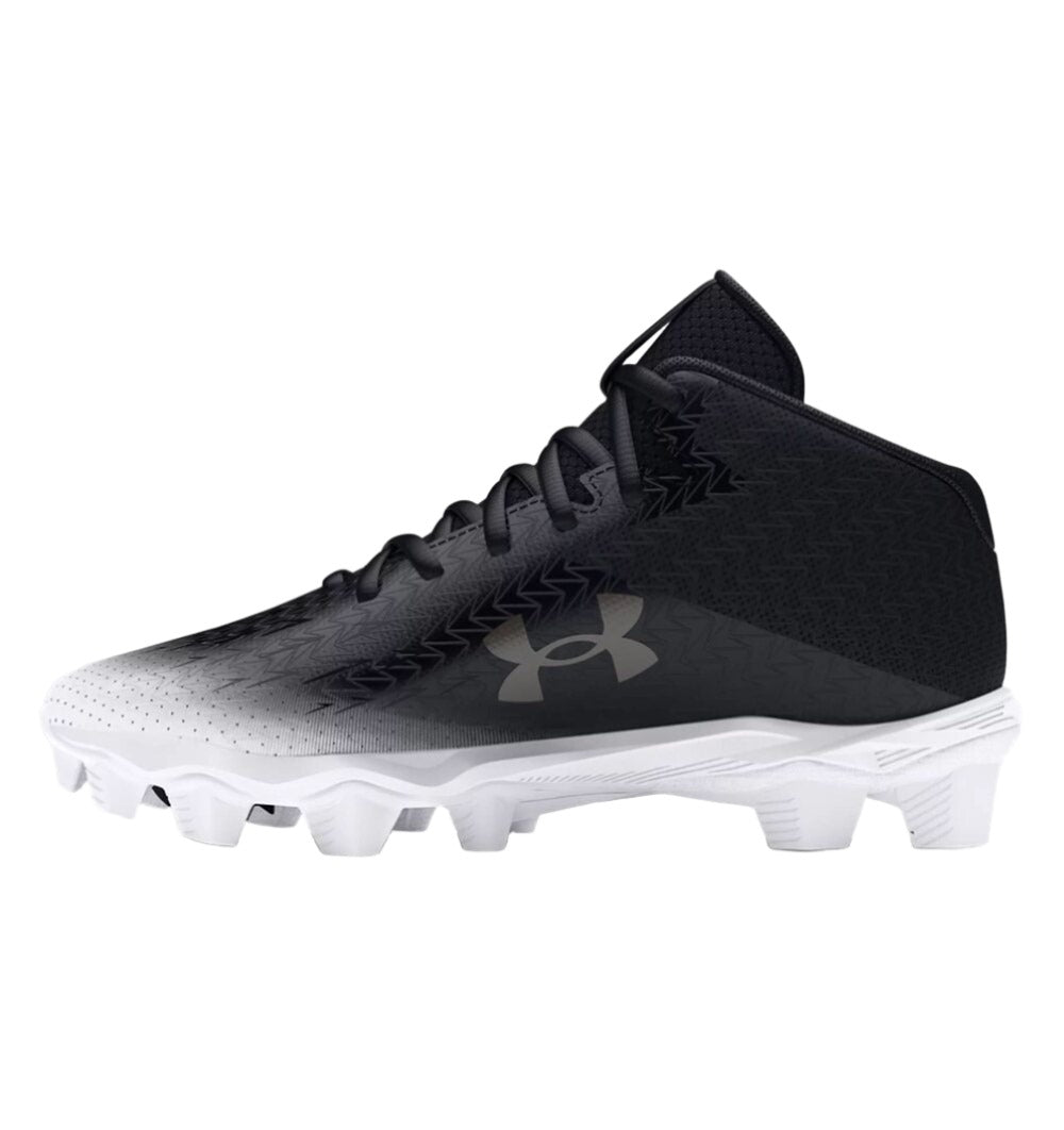 Under Armour Boys Spotlight Franchise 4 RM Jr. Football Cleats Black 5.5