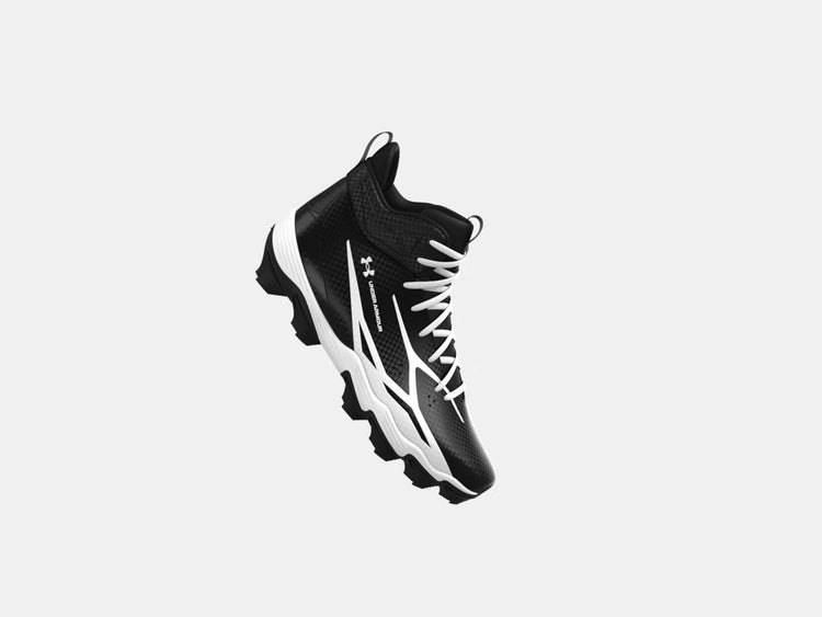 Under Armour Junior Spotlight Hammer Wide Football Cleats black