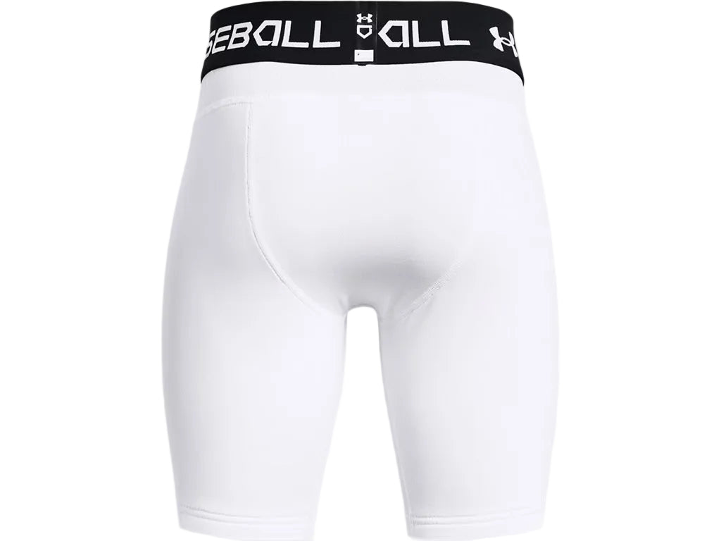 Under Armour Junior Utility Pro Baseball Slider Short white