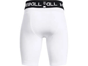 Under Armour Junior Utility Pro Baseball Slider Short white