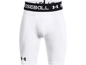 Under Armour Junior Utility Pro Baseball Slider Short white