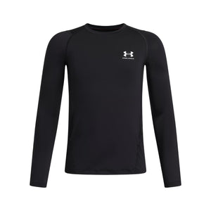 Under Armour Kids HeatGear Armour Long Sleeve Shirt black