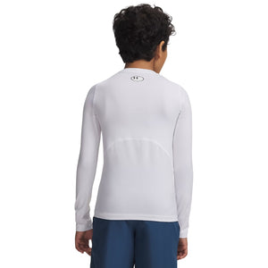 Under Armour Kids HeatGear Armour Long Sleeve Shirt white