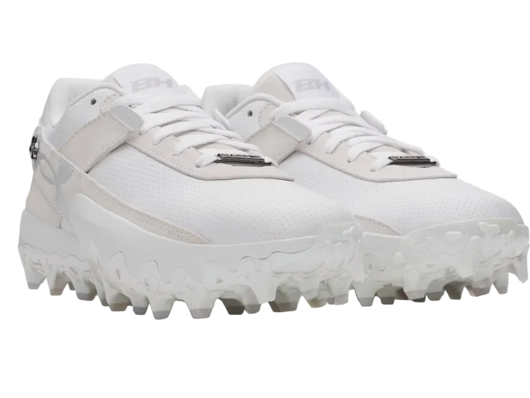 Under Armour Men's Harper 10 Pro TPU Baseball Cleats white
