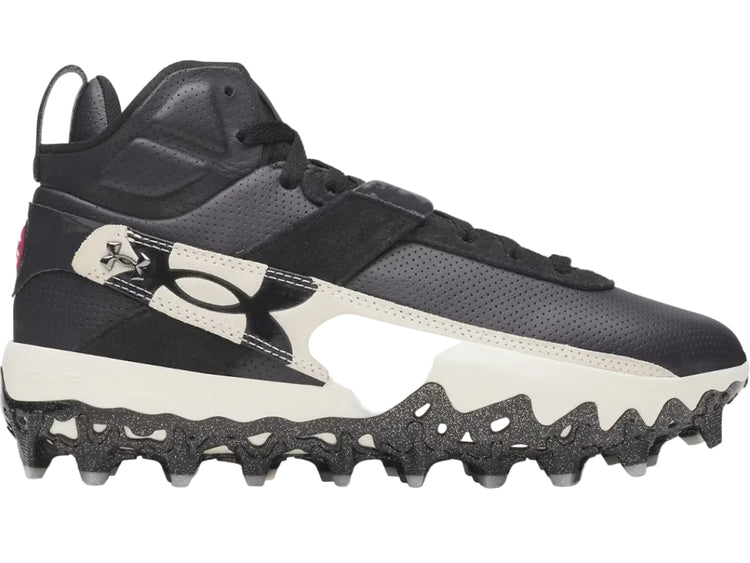Under Armour Men's Harper 10 Pro TPU Mid Baseball Cleats black