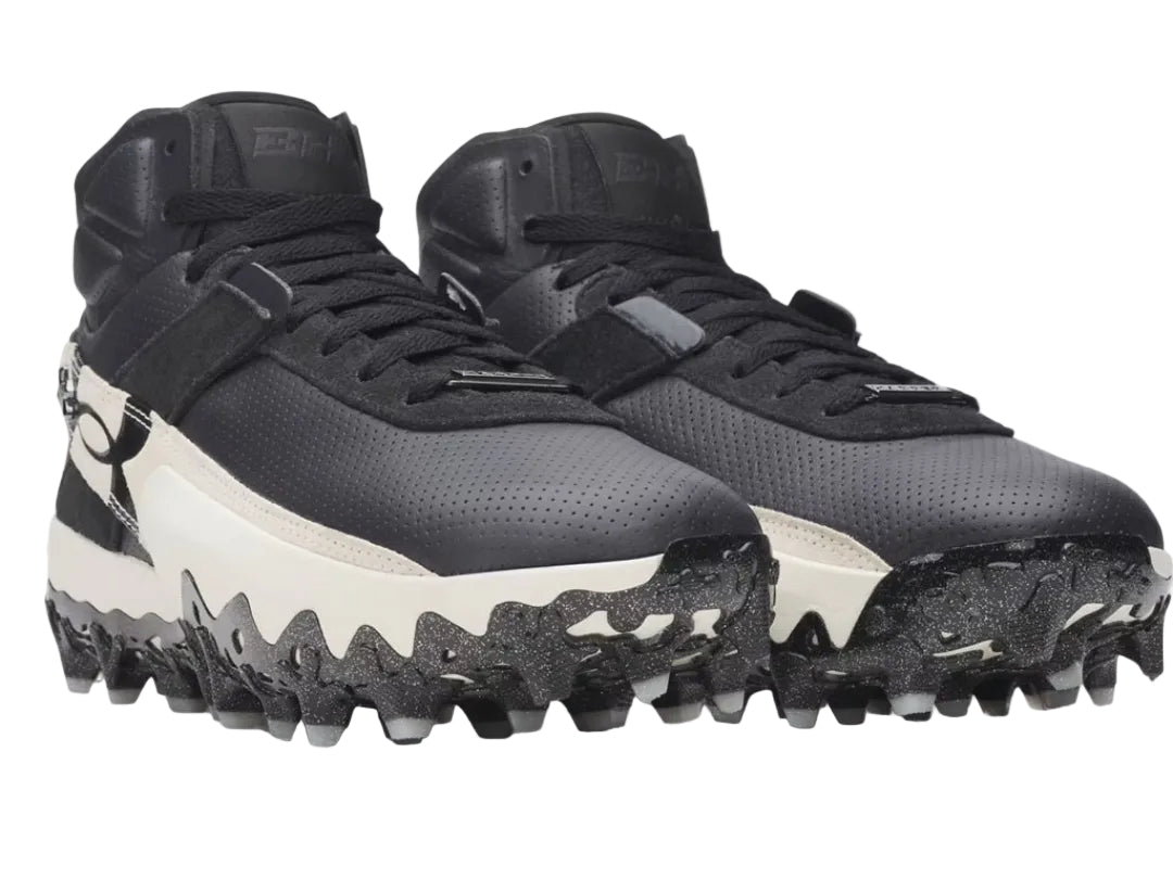 Under Armour Men's Harper 10 Pro TPU Mid Baseball Cleats black