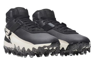 Under Armour Men's Harper 10 Pro TPU Mid Baseball Cleats black