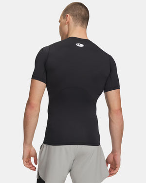 Under Armour Men's HeatGear Compression Short Sleeve Shirt black
