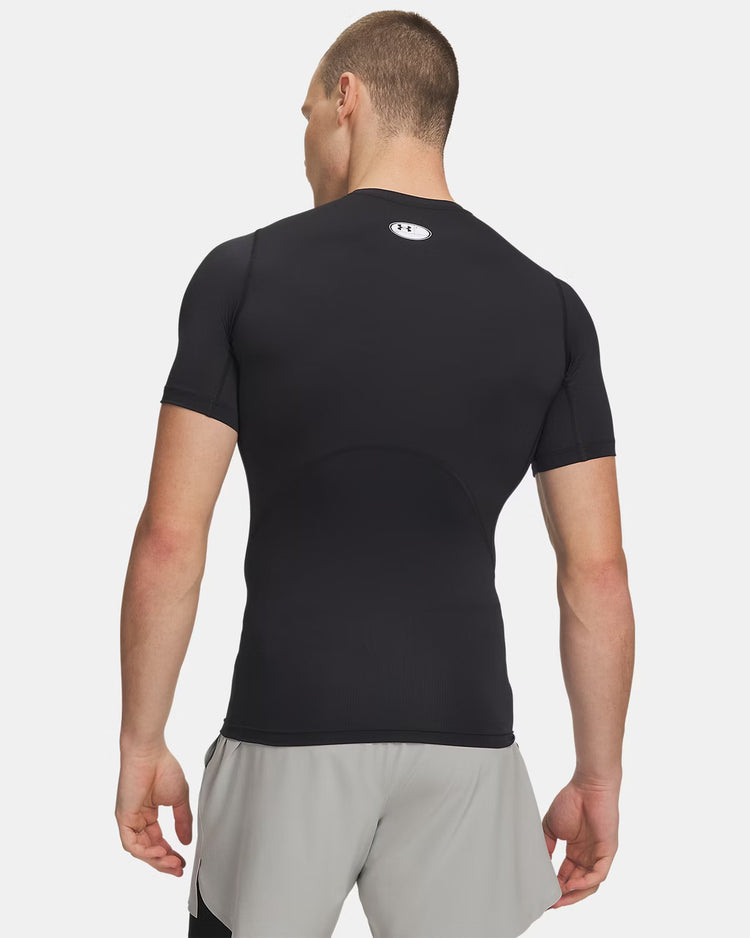 Under Armour Men's HeatGear Compression Short Sleeve Shirt black