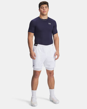 Under Armour Men's HeatGear Compression Short Sleeve Shirt navy