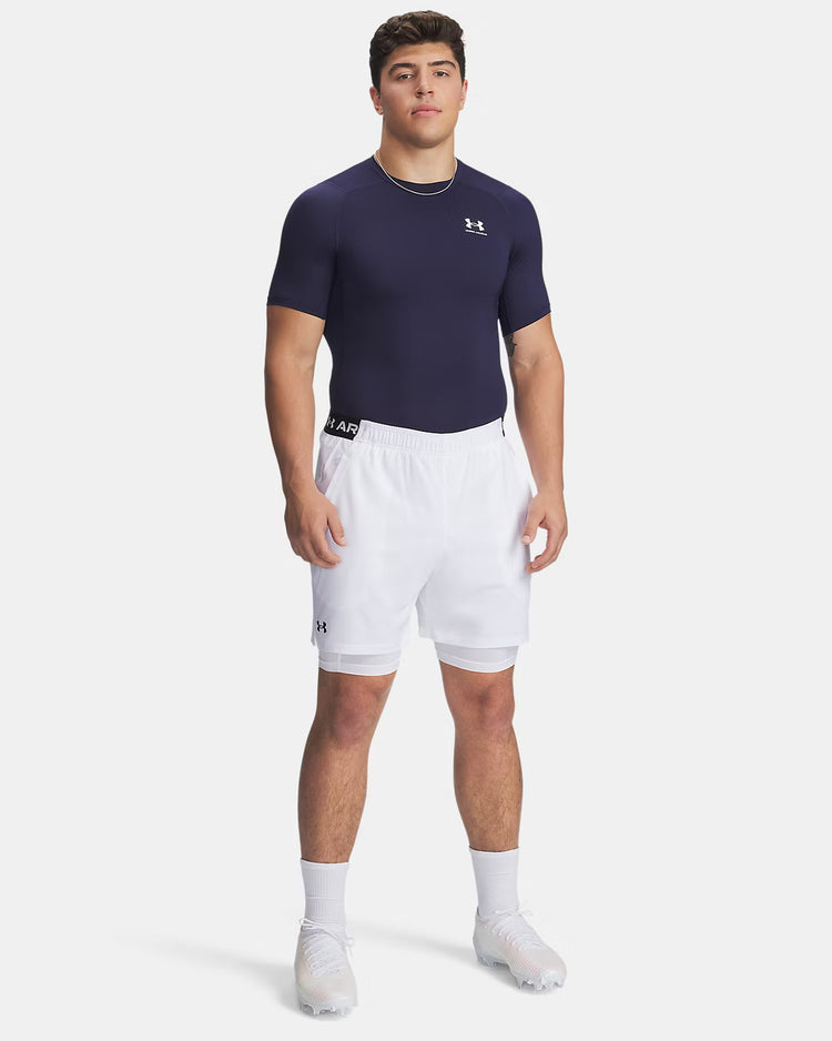 Under Armour Men's HeatGear Compression Short Sleeve Shirt navy