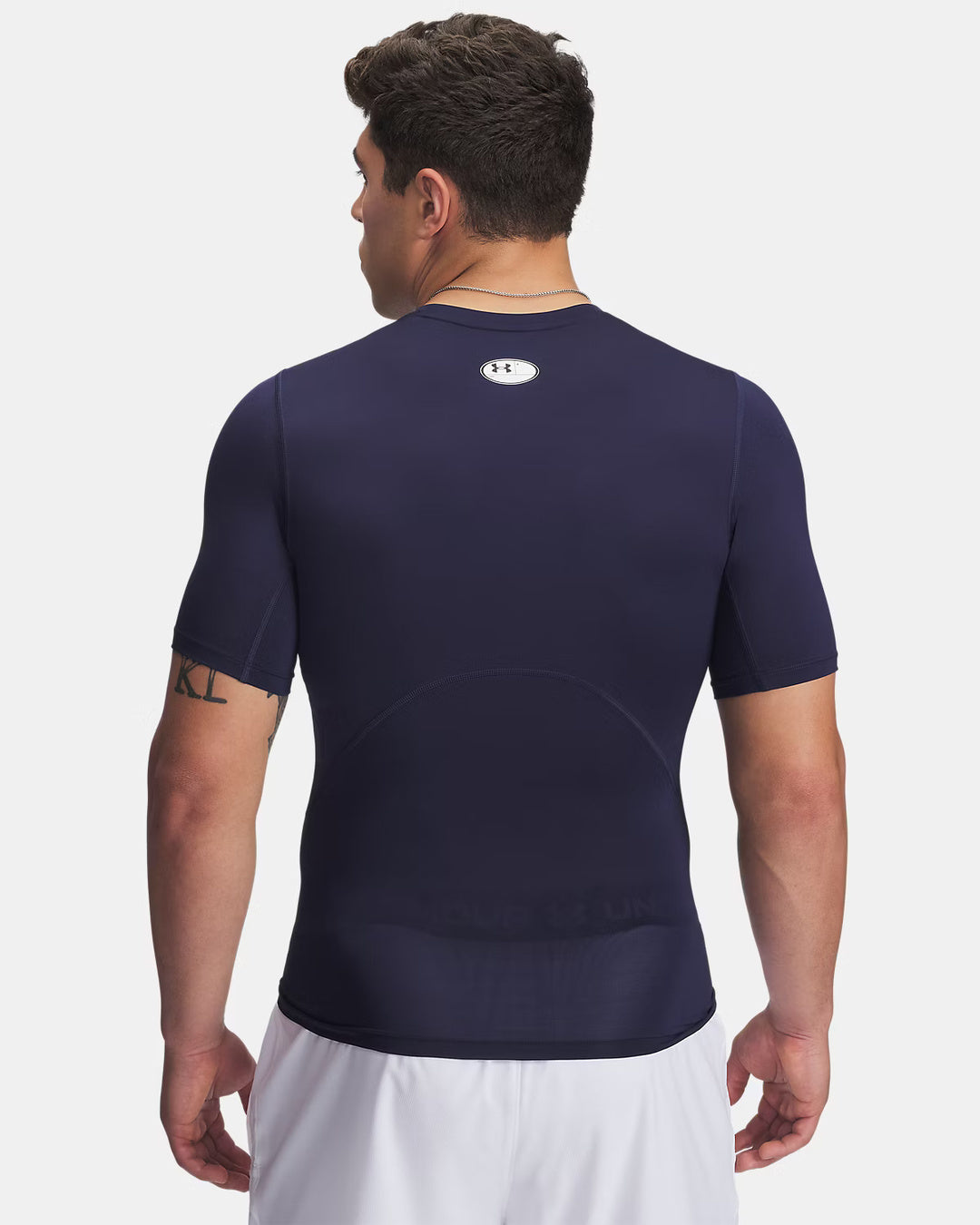 Under Armour Men's HeatGear Compression Short Sleeve Shirt navy