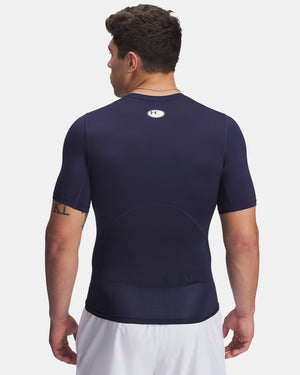 Under Armour Men's HeatGear Compression Short Sleeve Shirt navy
