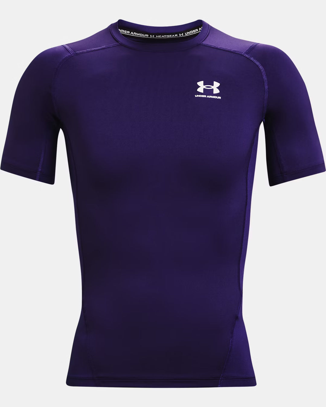 Under Armour Men's HeatGear Compression Short Sleeve Shirt purple