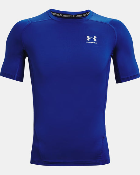 Under Armour Men's HeatGear Compression Short Sleeve Shirt royal