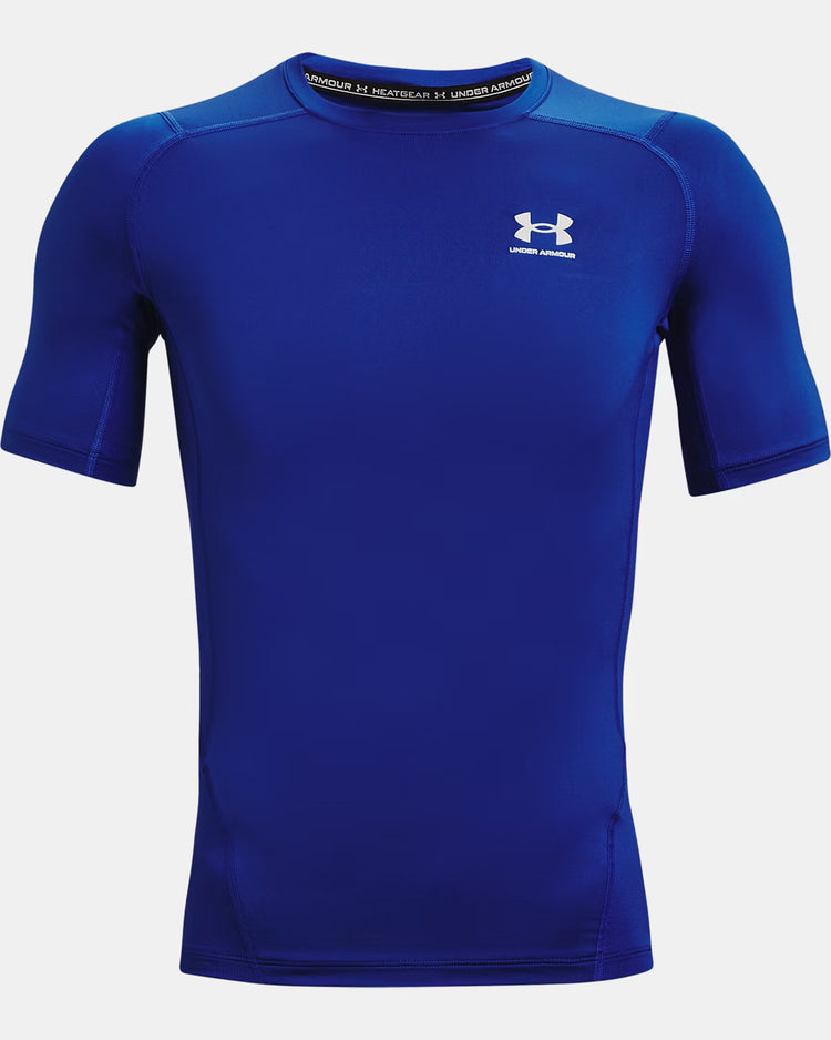 Under Armour Men's HeatGear Compression Short Sleeve Shirt royal