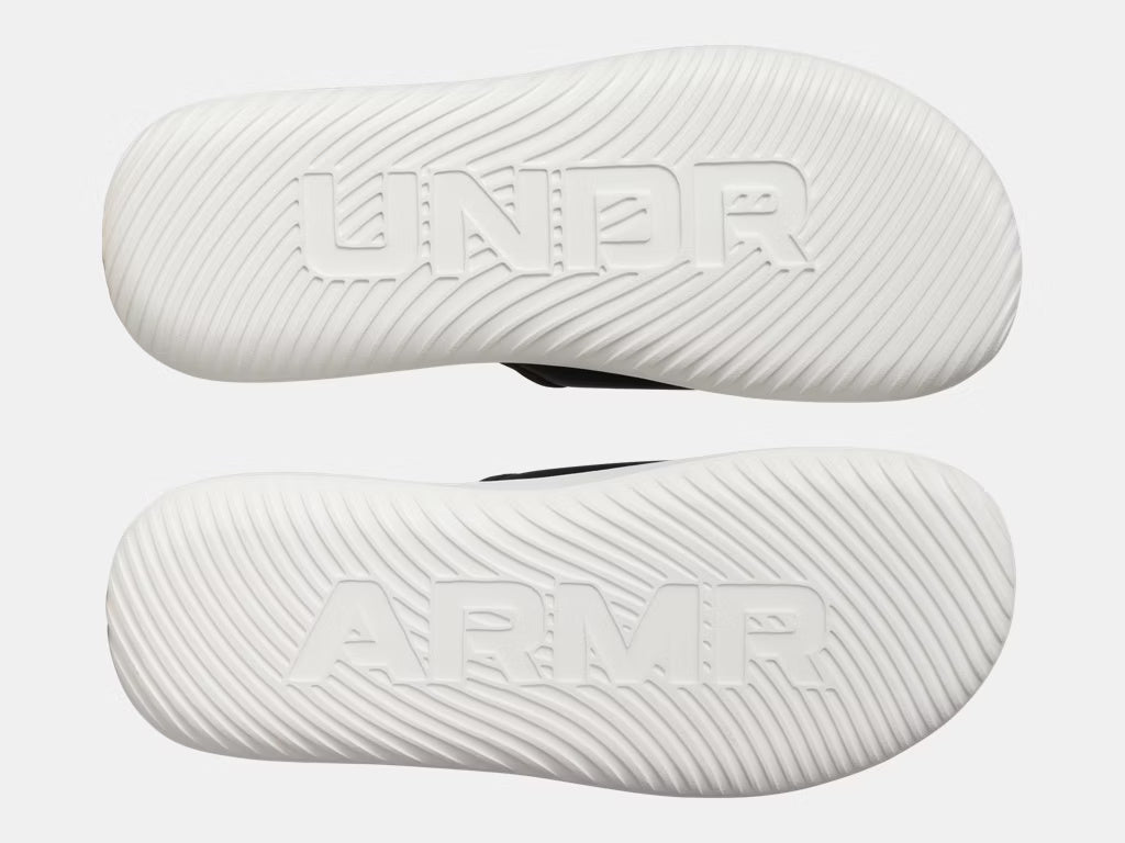 Under Armour Men's Ignite Pro 8 Slide Sandals galaxy black stone white