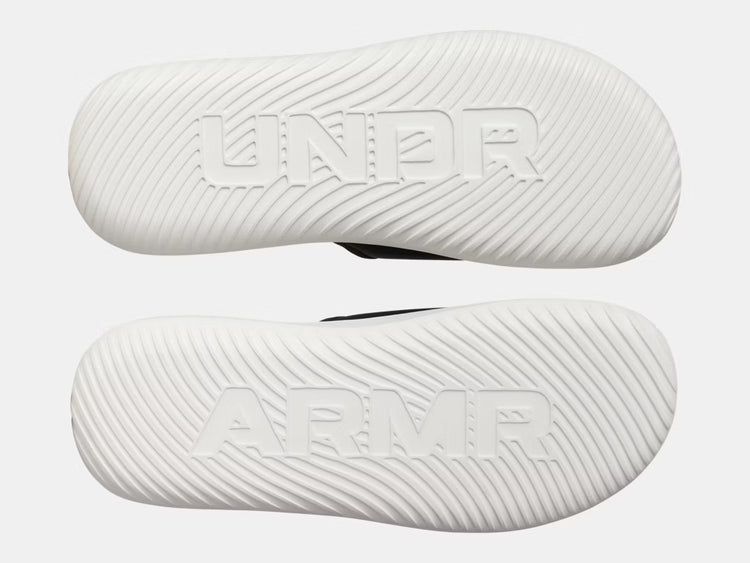 Under Armour Men's Ignite Pro 8 Slide Sandals galaxy black stone white