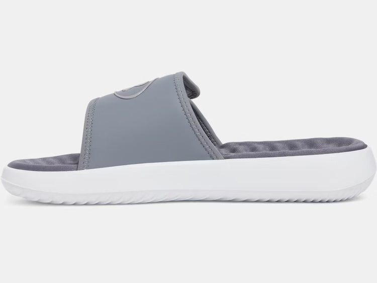 Under Armour Men's Ignite Pro 8 Slide Sandals titan grey gray castlerock white