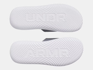 Under Armour Men's Ignite Pro 8 Slide Sandals titan grey gray castlerock white