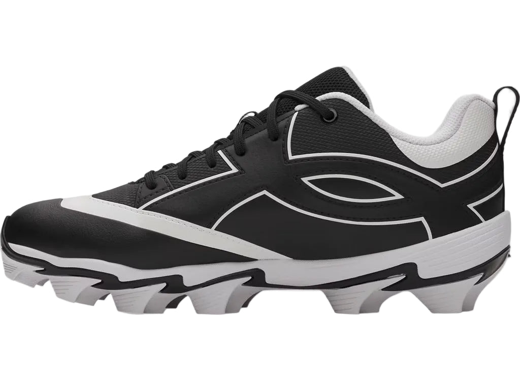Under Armour Men's Leadoff Icon Low RM Rubber Baseball Cleats black