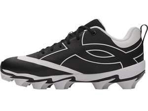 Under Armour Men's Leadoff Icon Low RM Rubber Baseball Cleats black
