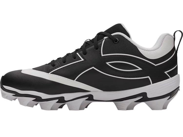 Under Armour Men's Leadoff Icon Low RM Rubber Baseball Cleats black