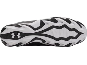 Under Armour Men's Leadoff Icon Low RM Rubber Baseball Cleats black