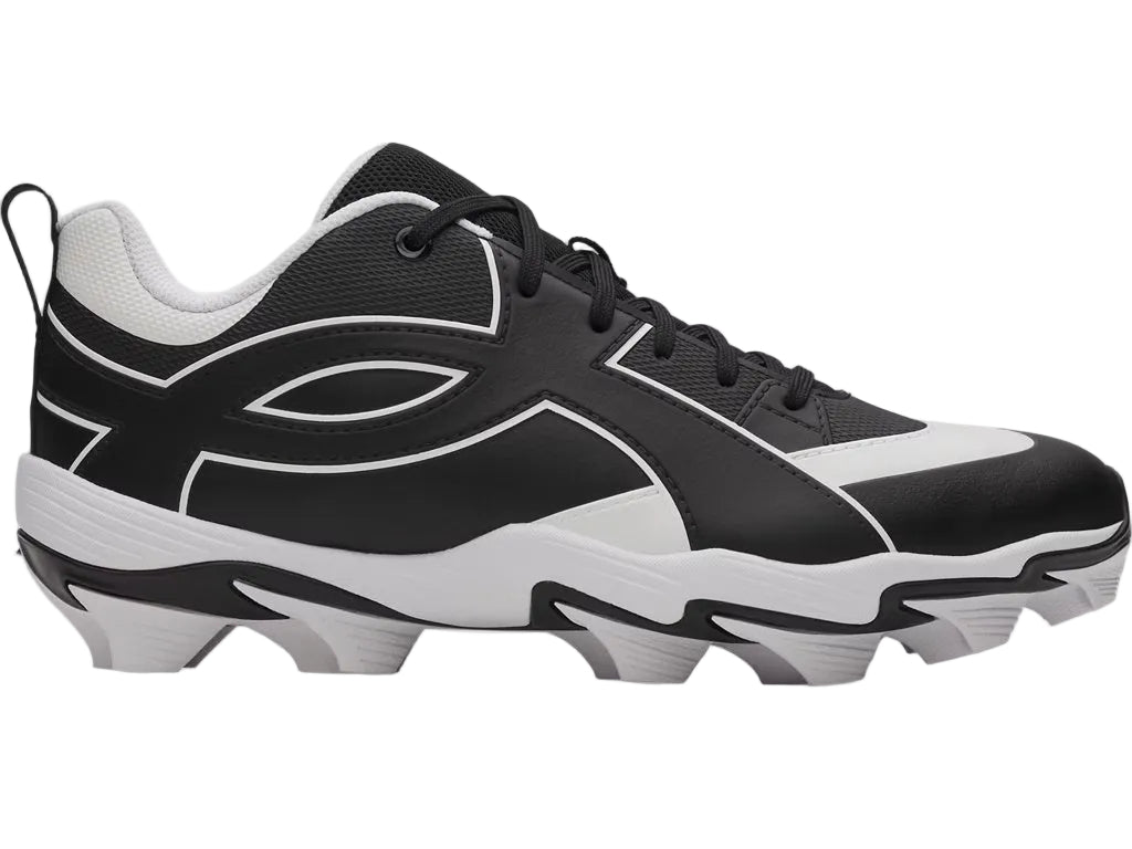 Under Armour Men's Leadoff Icon Low RM Rubber Baseball Cleats black