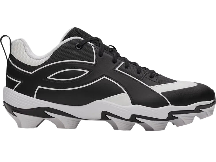 Under Armour Men's Leadoff Icon Low RM Rubber Baseball Cleats black