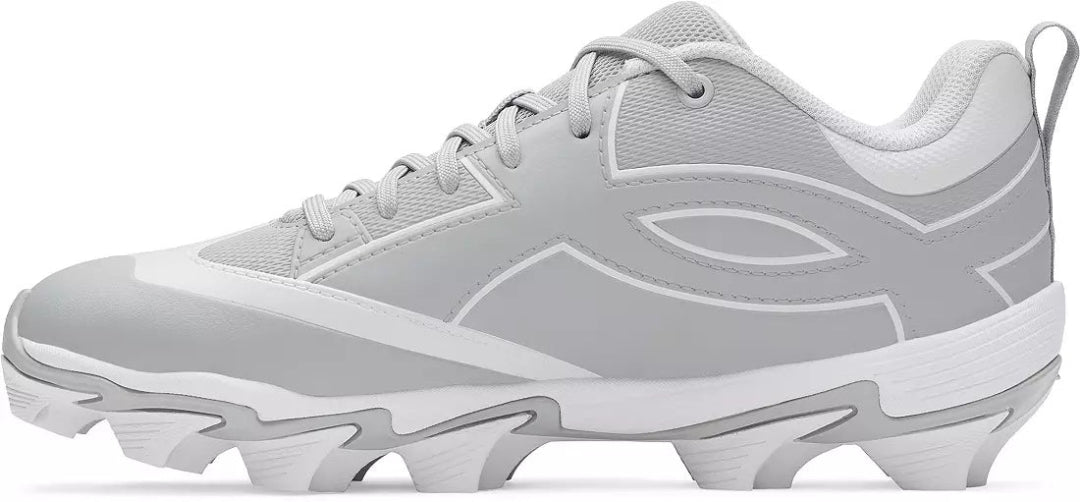 Under Armour Men's Leadoff Icon Low RM Rubber Baseball Cleats grey