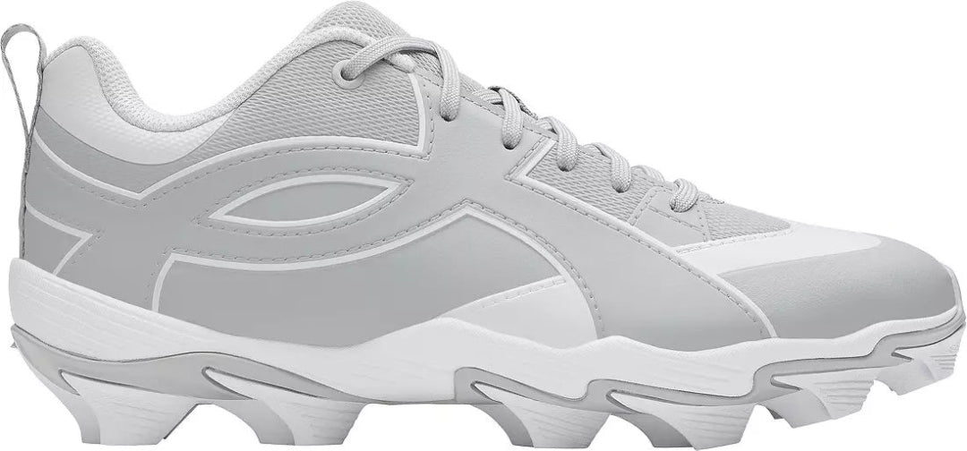 Under Armour Men's Leadoff Icon Low RM Rubber Baseball Cleats grey