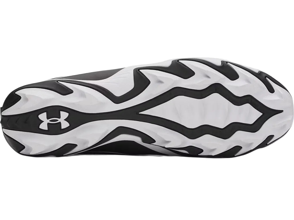 Under Armour Men's Leadoff Icon Mid Rubber Baseball Cleats black