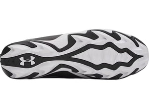 Under Armour Men's Leadoff Icon Mid Rubber Baseball Cleats black