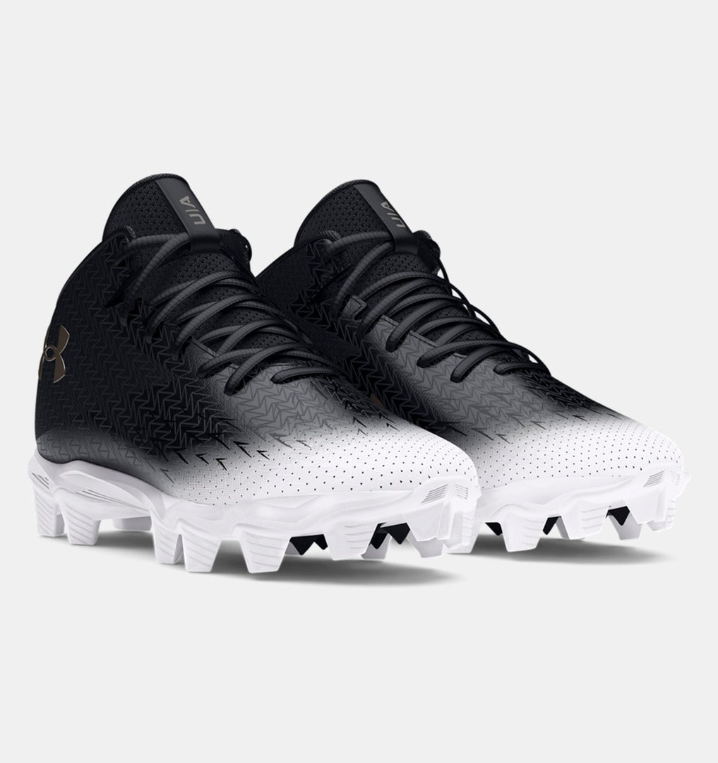 Under Armour Men's Spotlight Franchise 4 RM Football Cleats Black