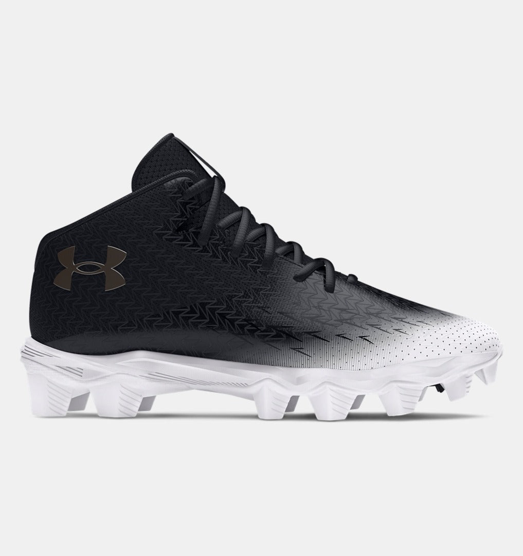 Under Armour Men's Spotlight Franchise 4 RM Football Cleats Black