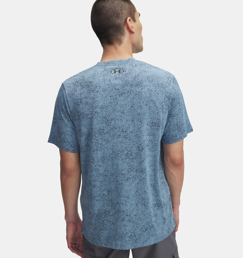 Under Armour Men's Tech Pixelate T-Shirt blue smoke