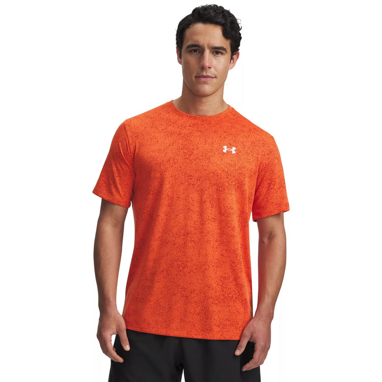 Under Armour Men's Tech Pixelate T-Shirt orange base
